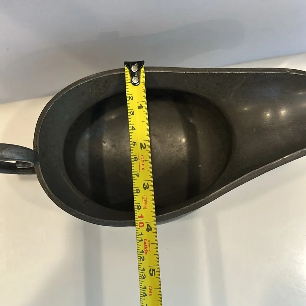 WALKER & HALL Seffield England Pewter Sauce/Gravy Boat Fully Stamped